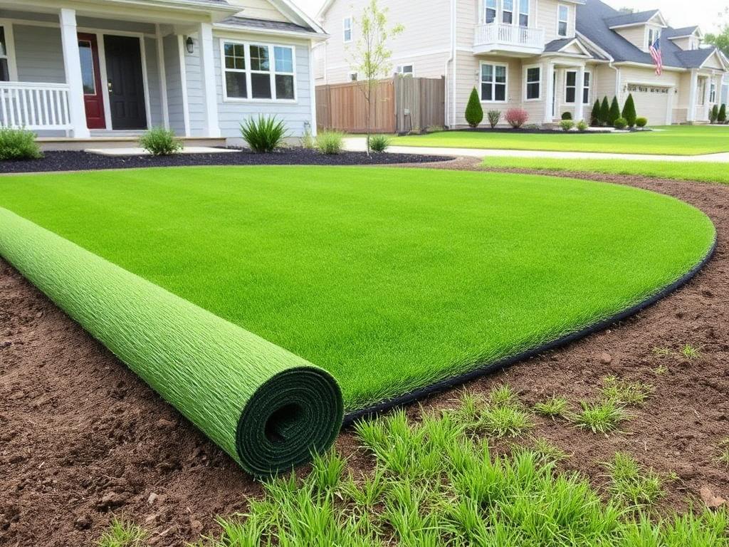 Sod Installation and Seeding